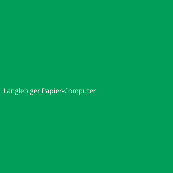 Langlebiger Papier-Computer