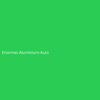 Enormes Aluminium-Auto