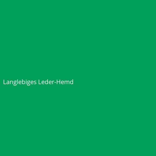 Langlebiges Leder-Hemd