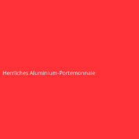Herrliches Aluminium-Portemonnaie